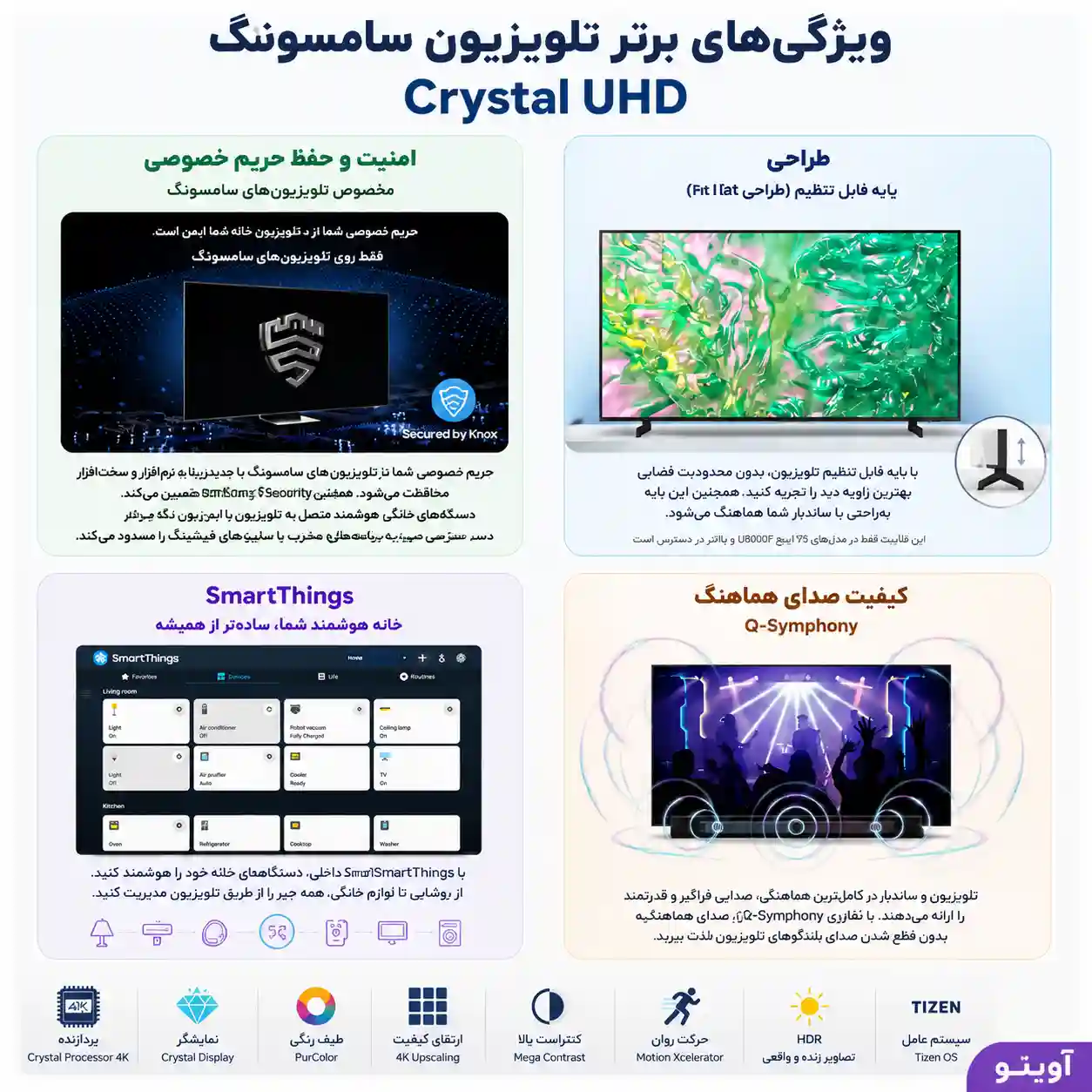 خرید تلویزیون سامسونگ 85DU8000