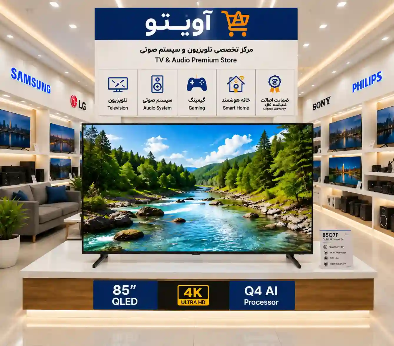 تلویزیون 85Q7F
