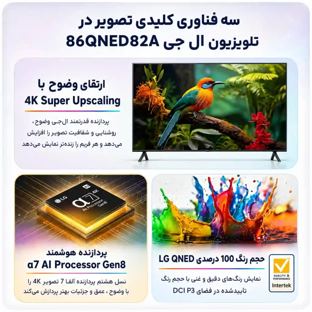 قیمت تلویزیون ال جی 86QNED82A
