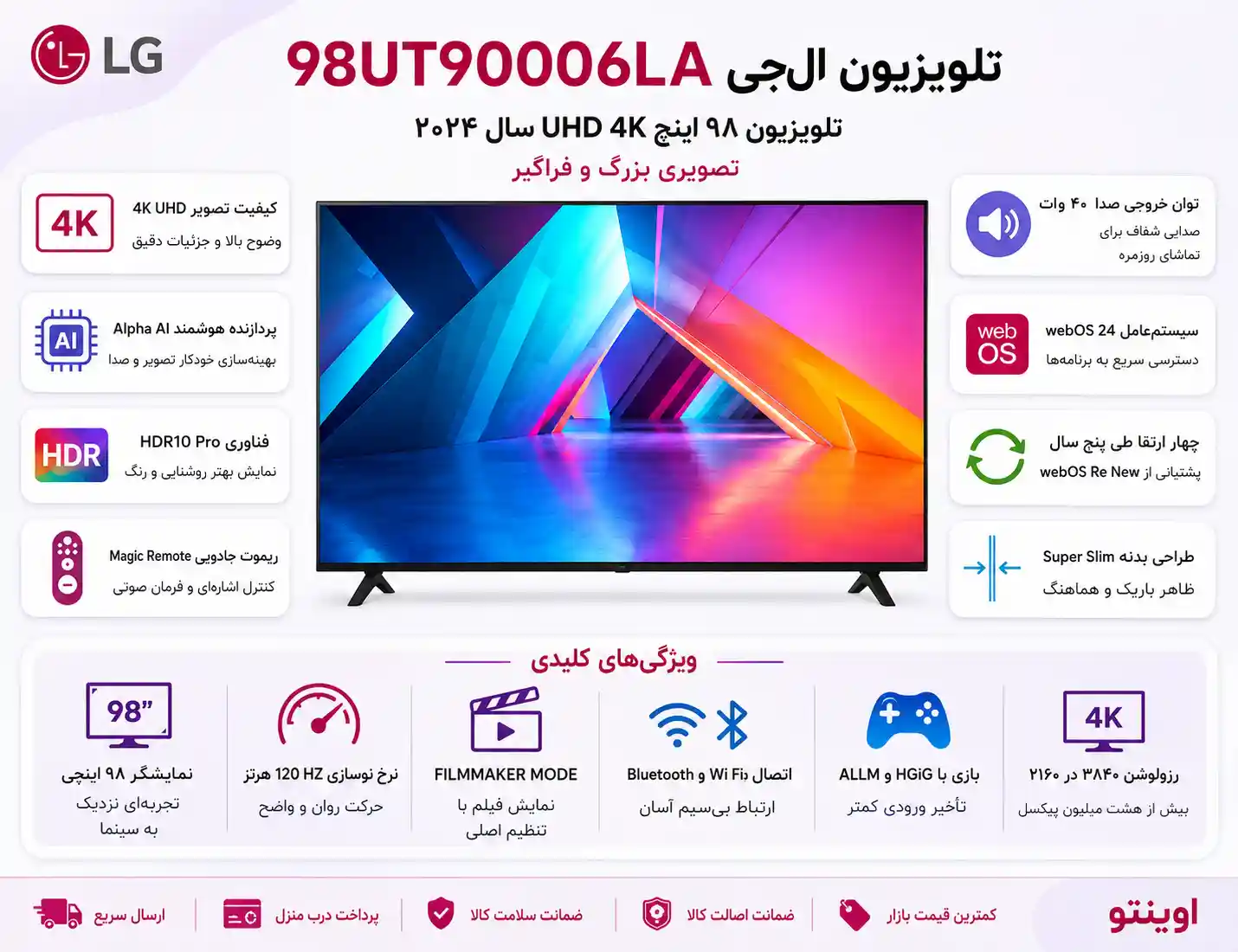 تلویزیون ال جی 98UT9006