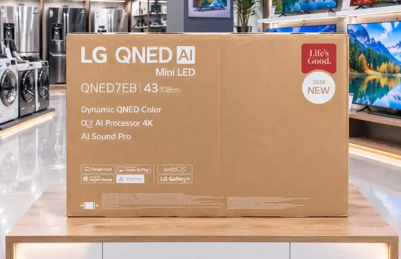 کارتن تلویزیون ال جی 43QNED7E