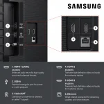 پشت تلویزیون سامسونگ 43U8000F