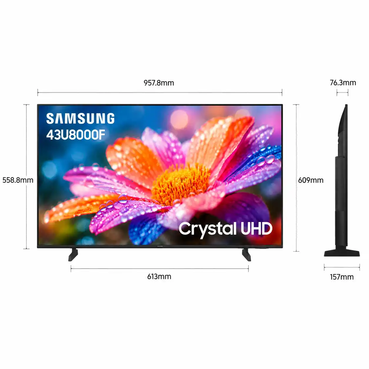 تلویزیون سامسونگ 43u8000f
