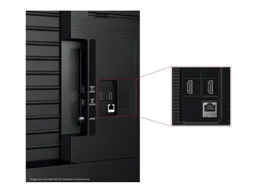 پشت تلویزیون سامسونگ 55U8000F
