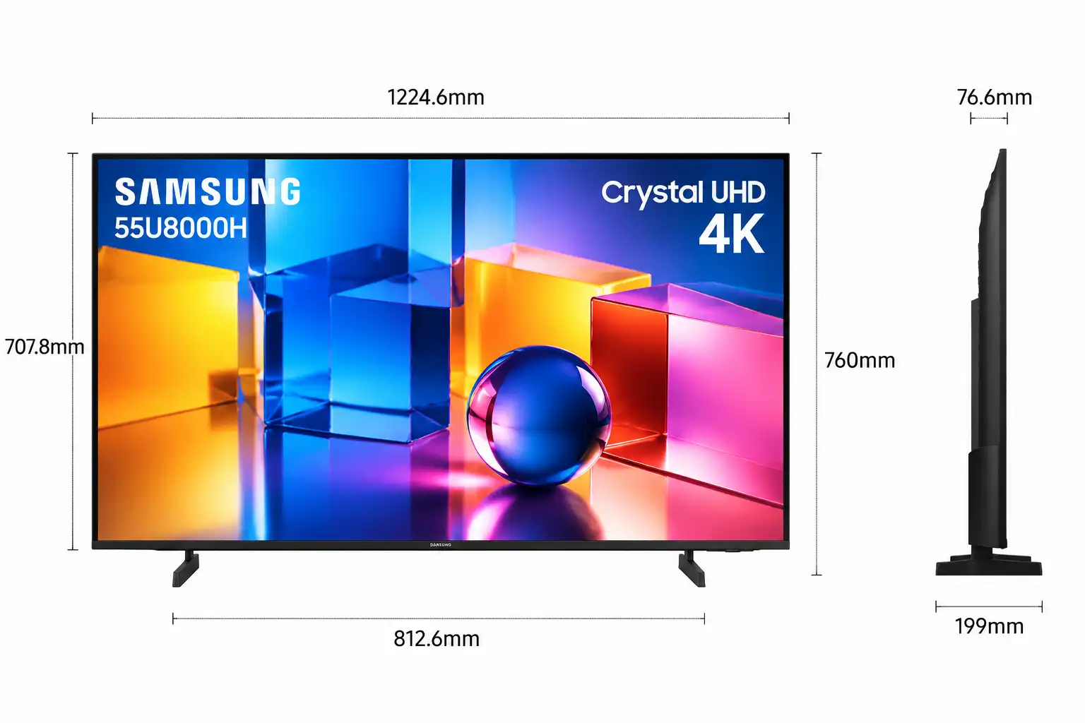 تلویزیون سامسونگ 55U8000H