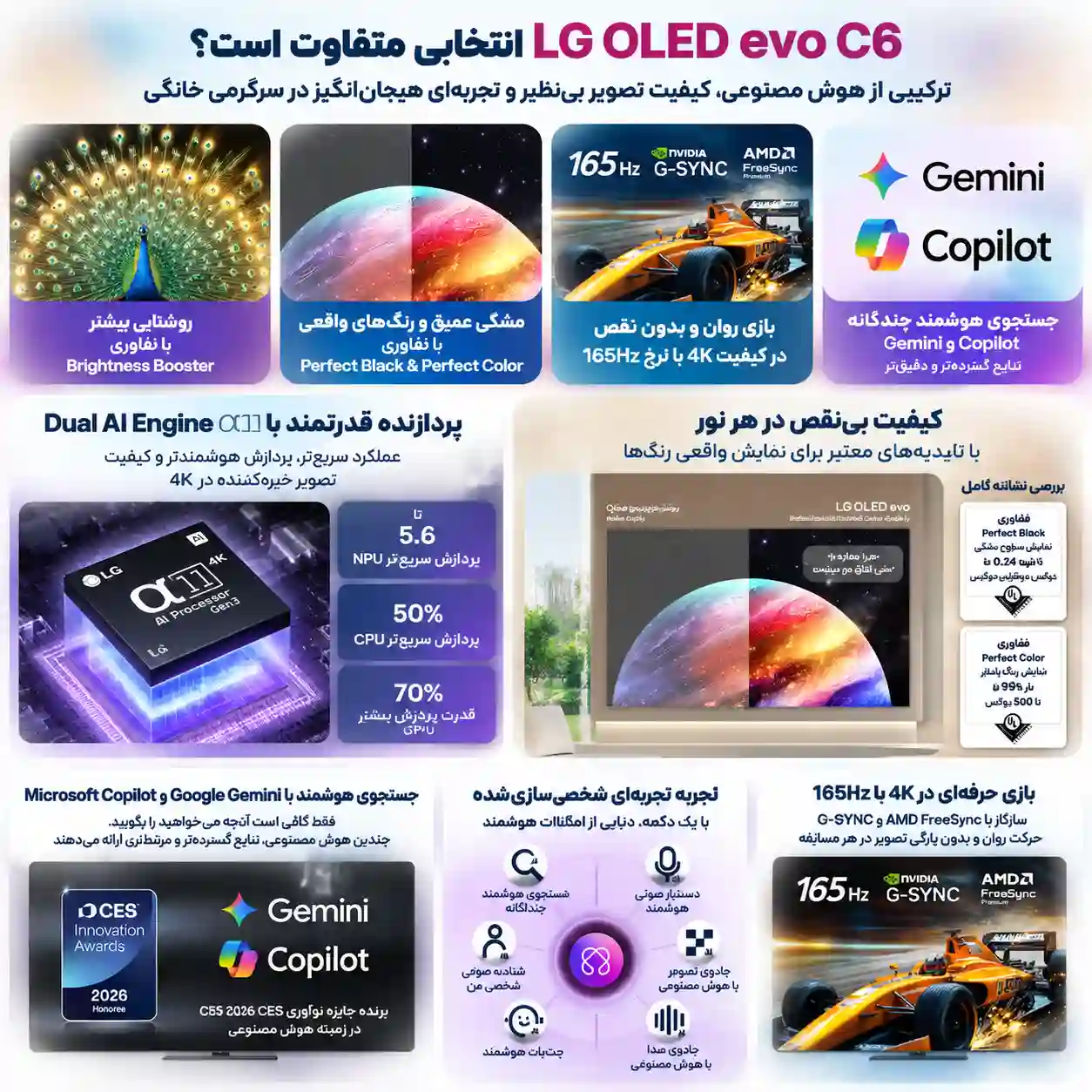 تلویزیون ال جی 65C6 اولد 