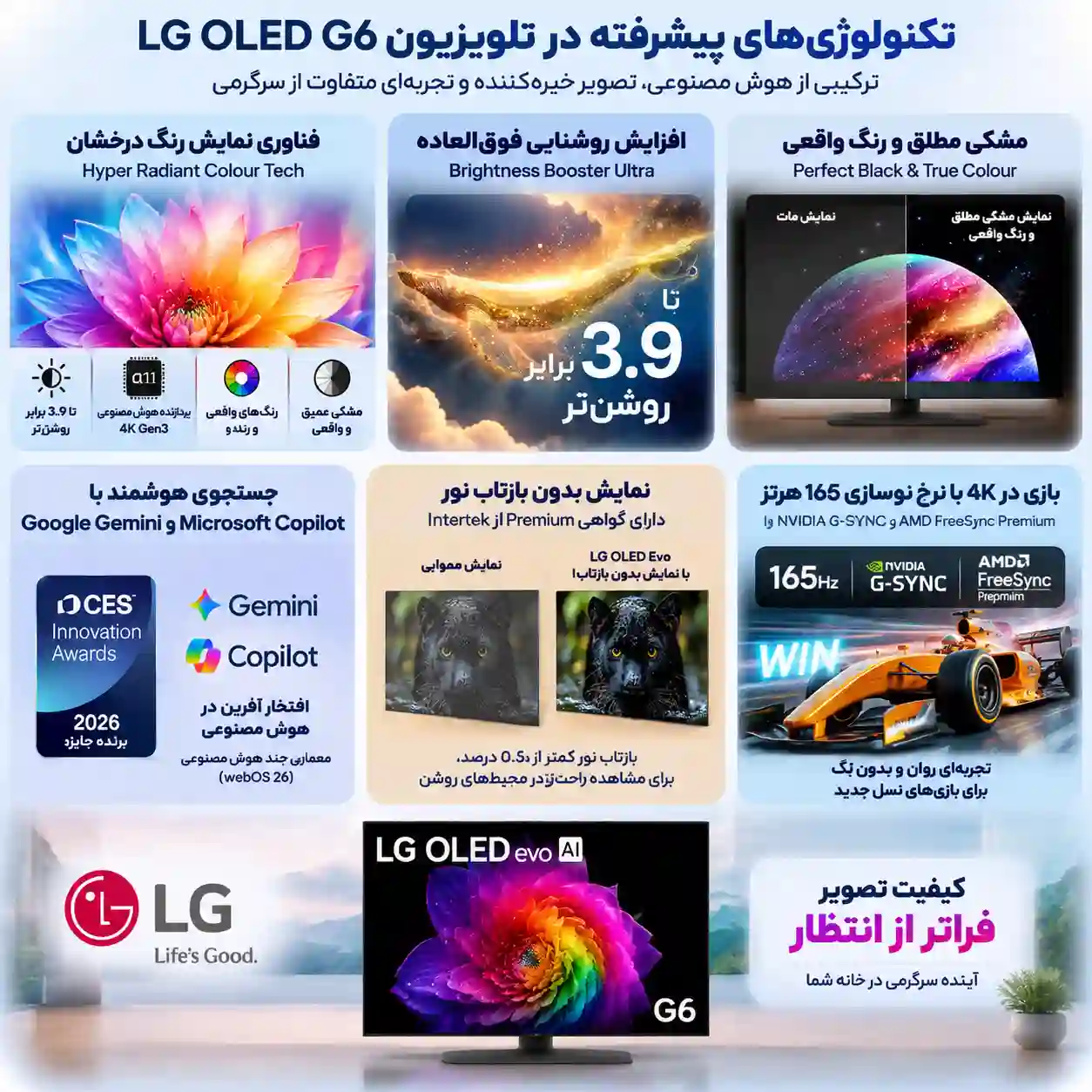 قیمت تلویزیون ال جی 65G6