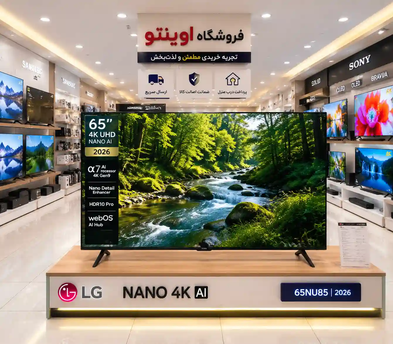 خرید تلویزیون ال جی 65NU85B