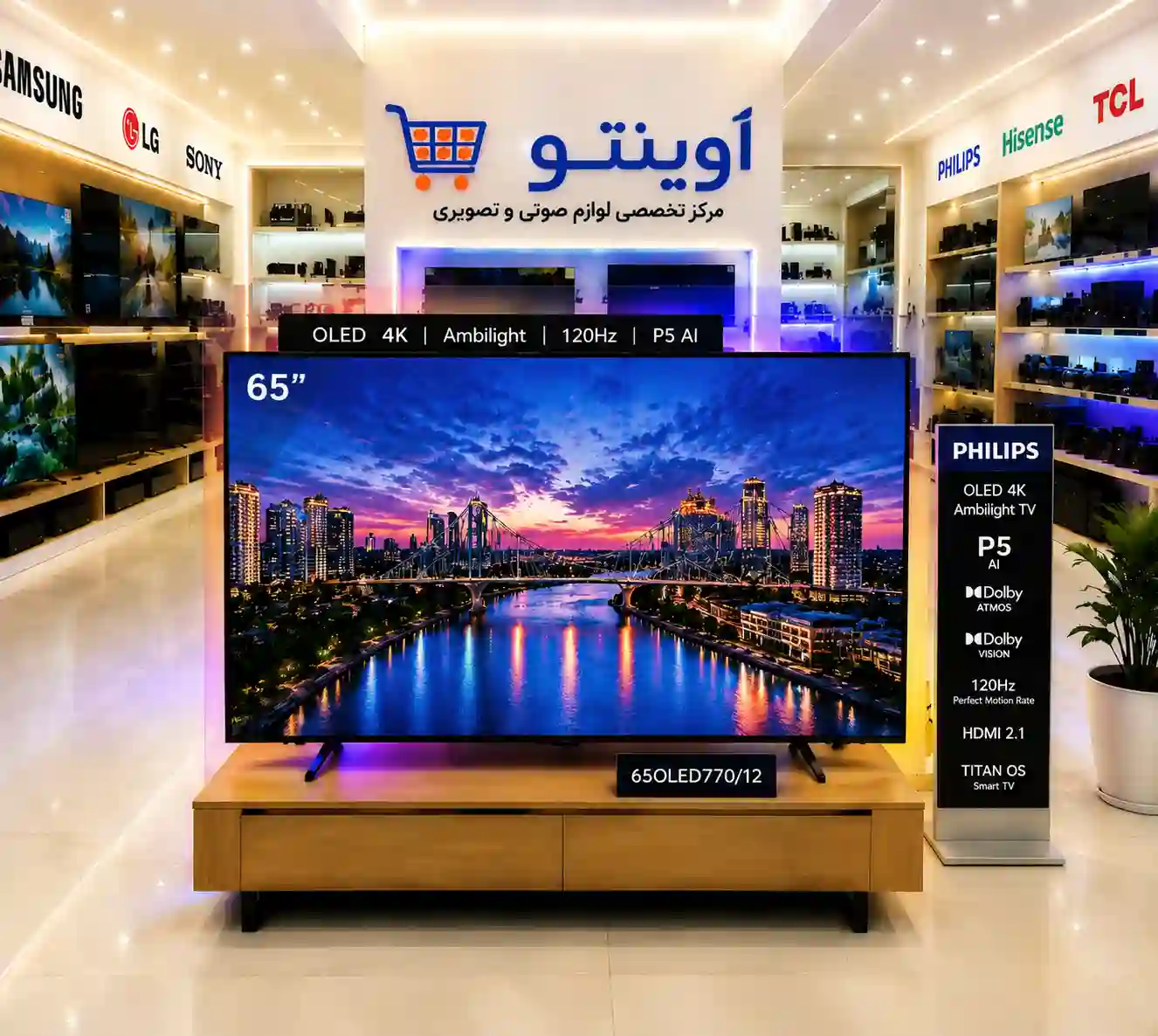 خرید تلویزیون فیلیپس 65OLED770