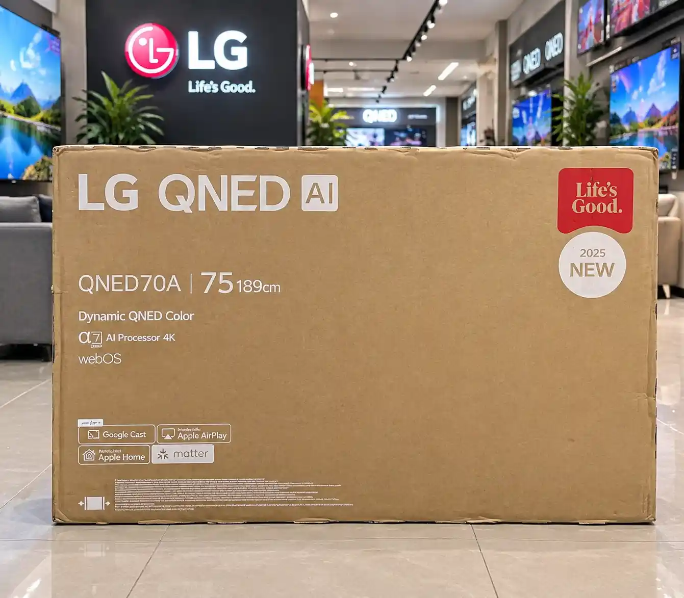کارتون تلویزیون ال جی 75QNED70A