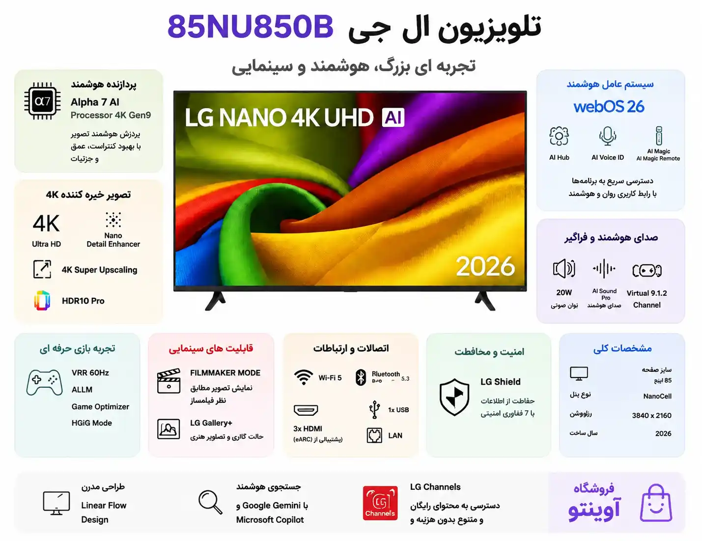 ال جی 85NU850B