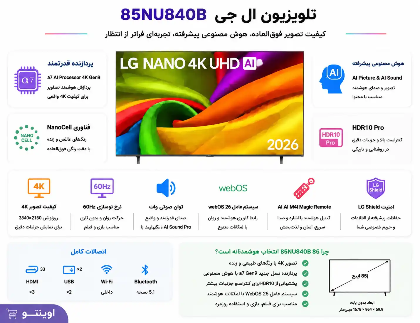 ال جی 85NU840B