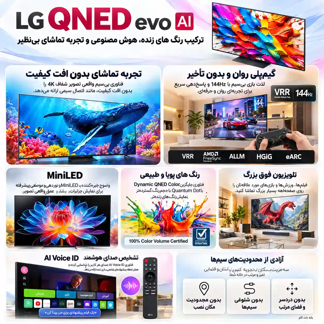 تلویزیون ال جی 65QNED9MA