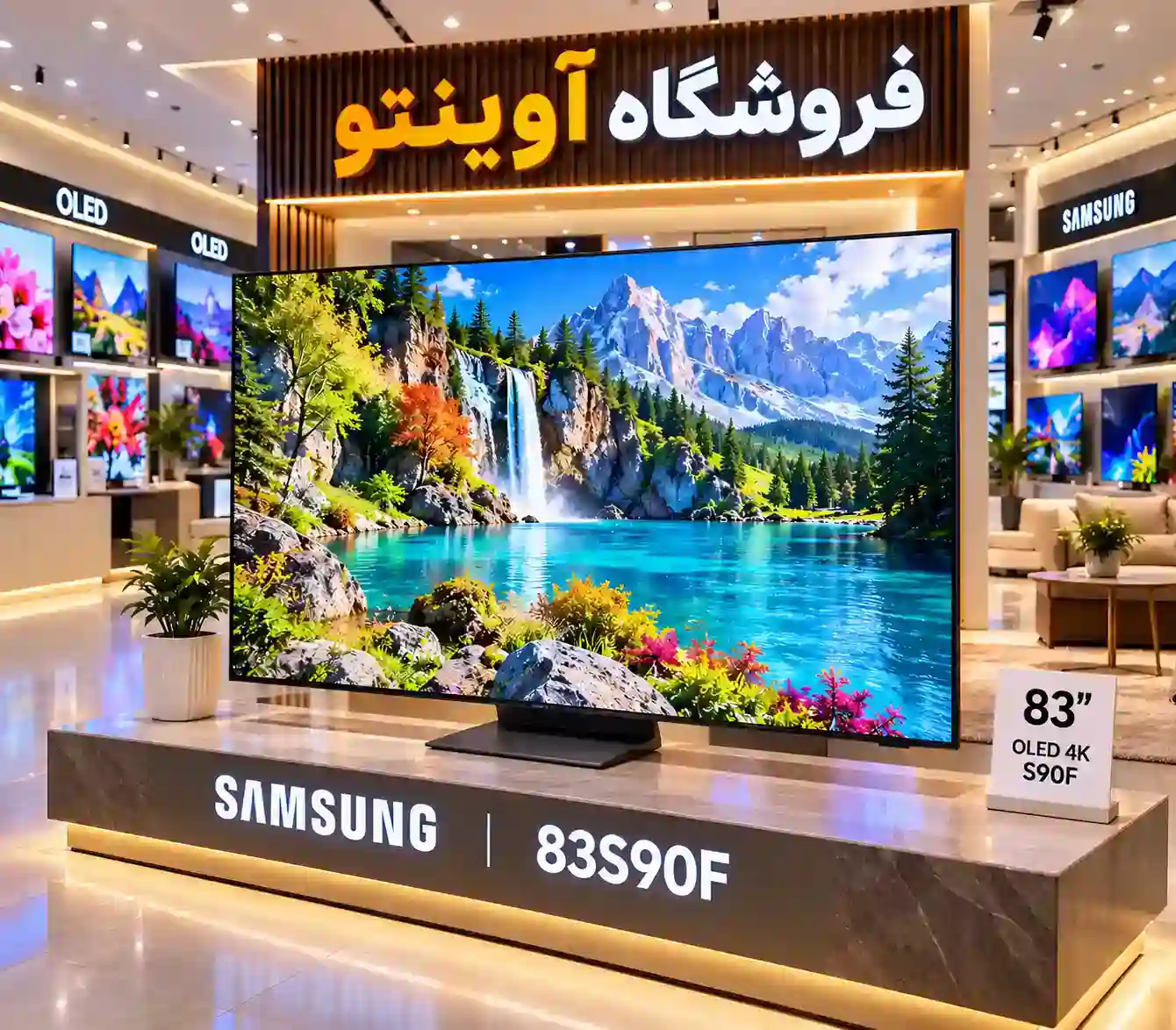 تلویزیون سامسونگ 83S90F 6 خرید تلویزیون سامسونگ 83S90F