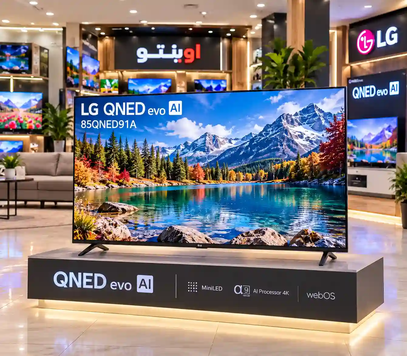 خرید تلویزیون ال جی 85QNED91A