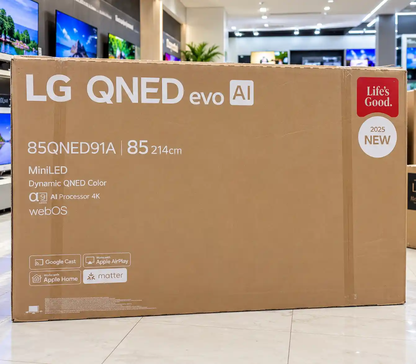 کارتون تلویزیون ال جی 85QNED91A