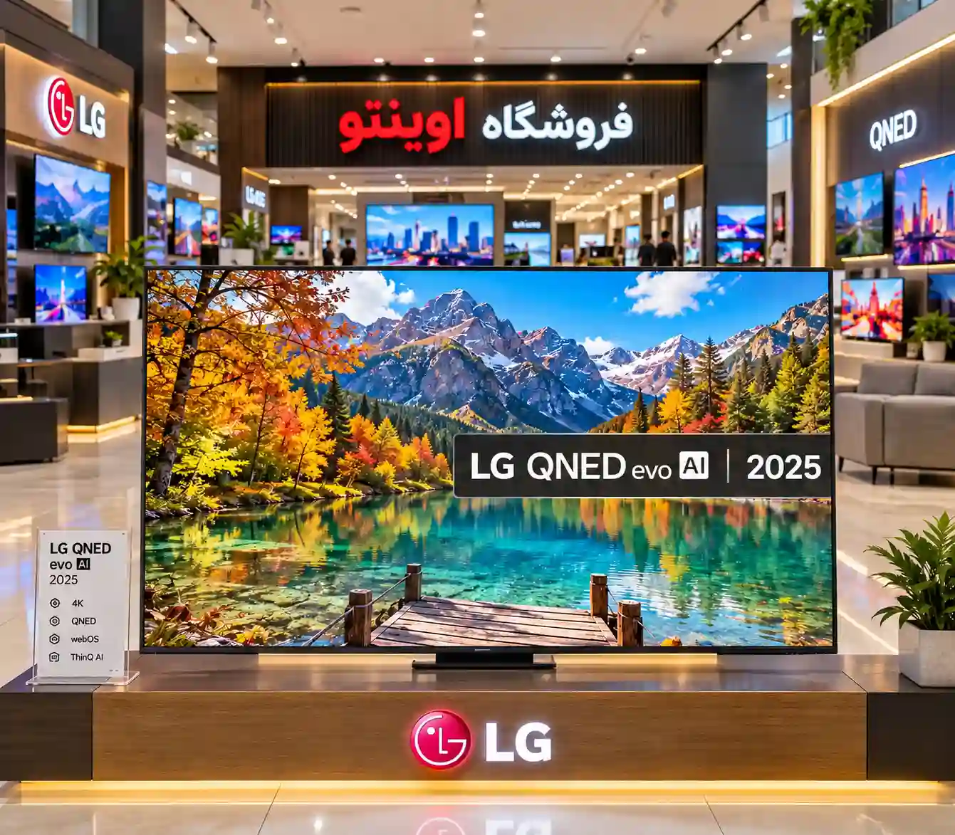 خرید تلویزیون ال جی 86QNED9MA